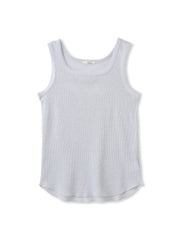 リブスクエアタンクトップ