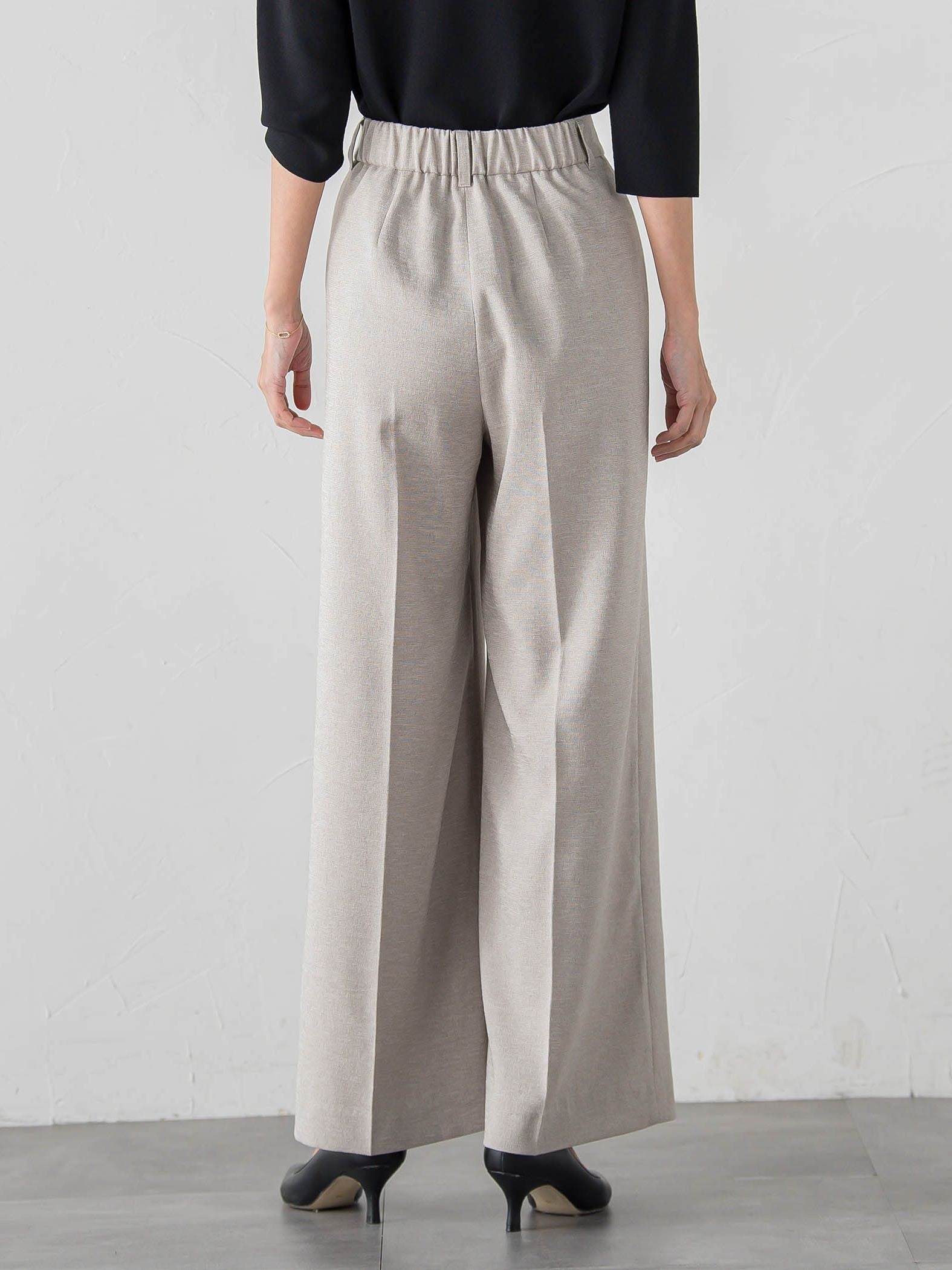 リネンライクオックスパンツ