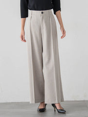 リネンライクオックスパンツ