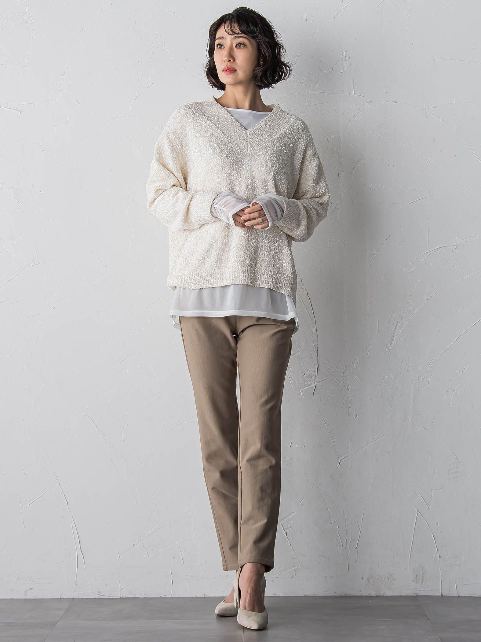 【WEB限定】”重ねるだけで格上げ”レイヤードインナー