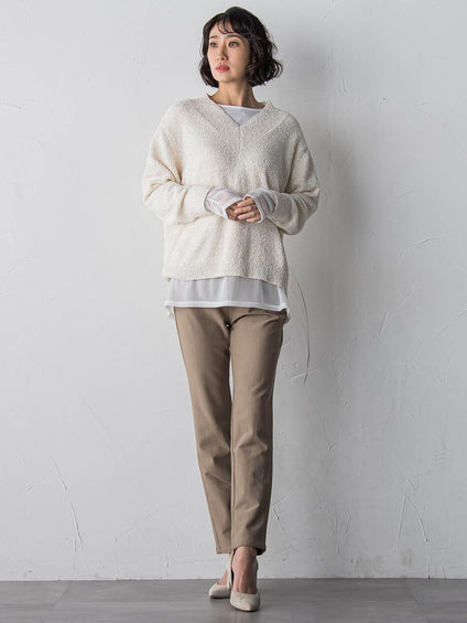 【WEB限定】”重ねるだけで格上げ”レイヤードインナー