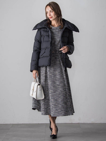 ツイードラメワンピース