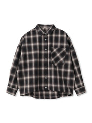 ドロストクロップドシャツ≪洗濯機で洗える≫