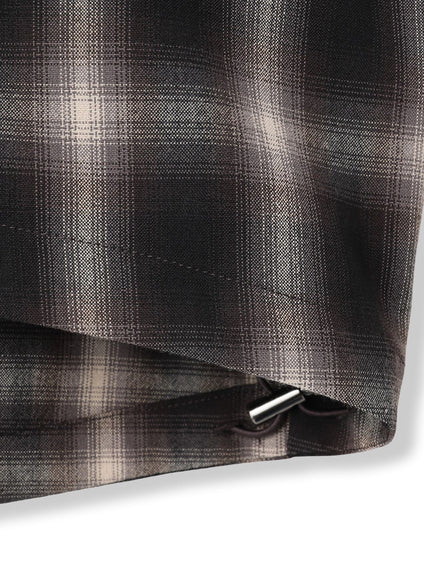 ドロストクロップドシャツ≪洗濯機で洗える≫