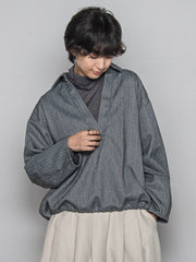 【楽・美・軽】スキッパーブラウス≪手洗い可能≫