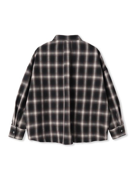 ドロストクロップドシャツ≪洗濯機で洗える≫