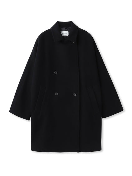 ラムウールダブルカラーコート