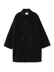 ラムウールダブルカラーコート