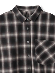 ドロストクロップドシャツ≪洗濯機で洗える≫