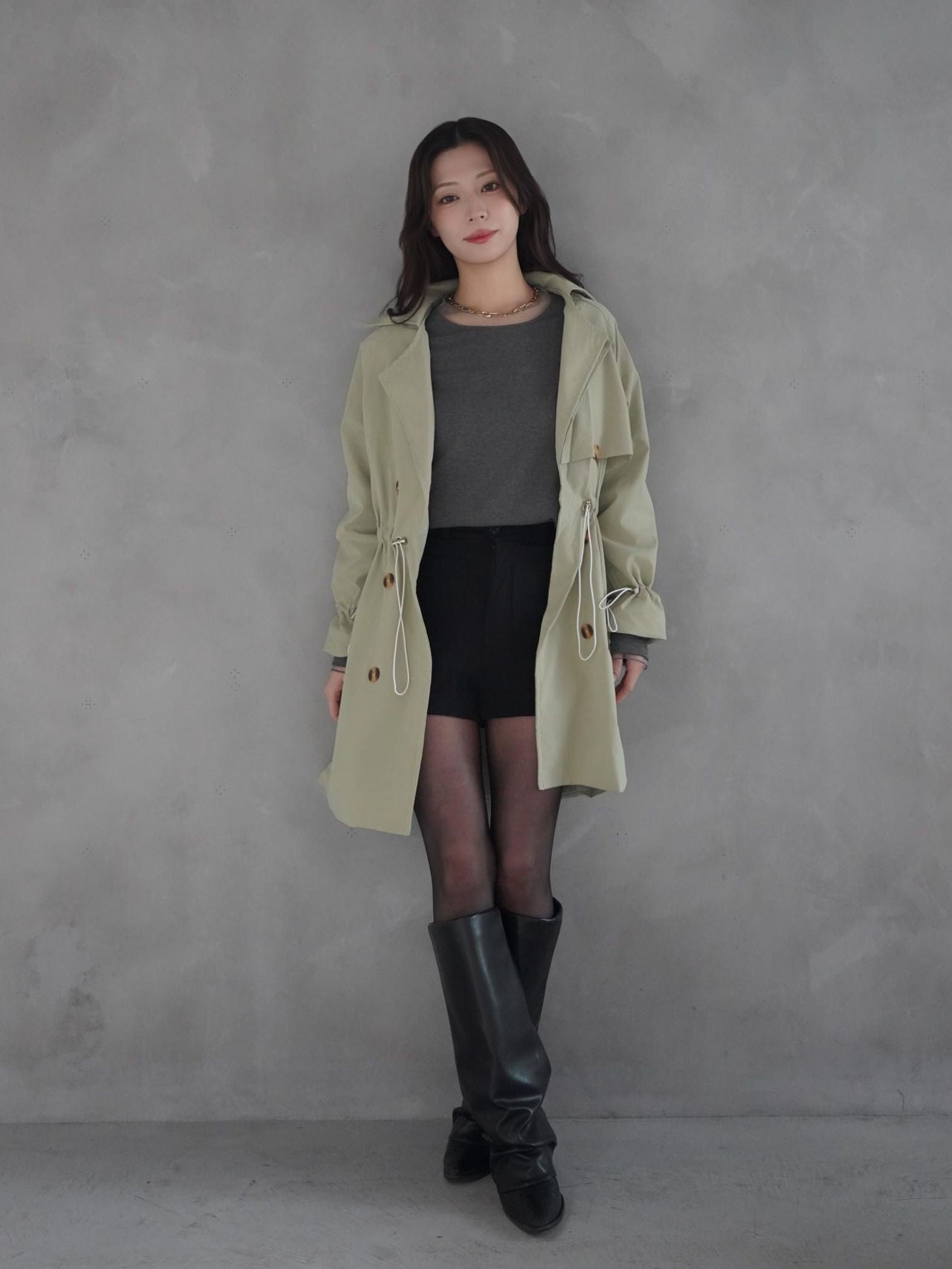 Middle Trench Coat