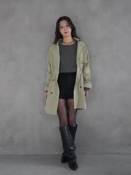 Middle Trench Coat
