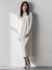 ”肌が喜ぶ”前後2WAYクルーネックロンT≪手洗い可能≫