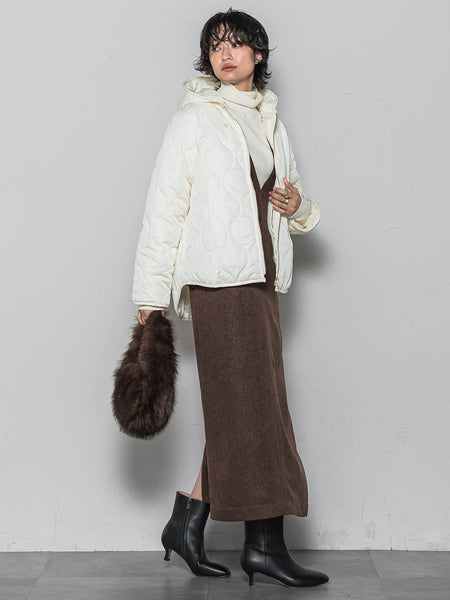 ライトツイードジャンパードレス≪手洗い可能≫