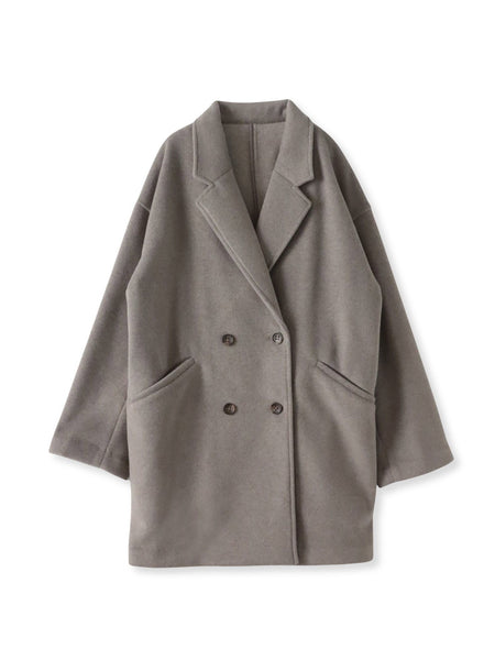 【biyori】ニットビーバーコート