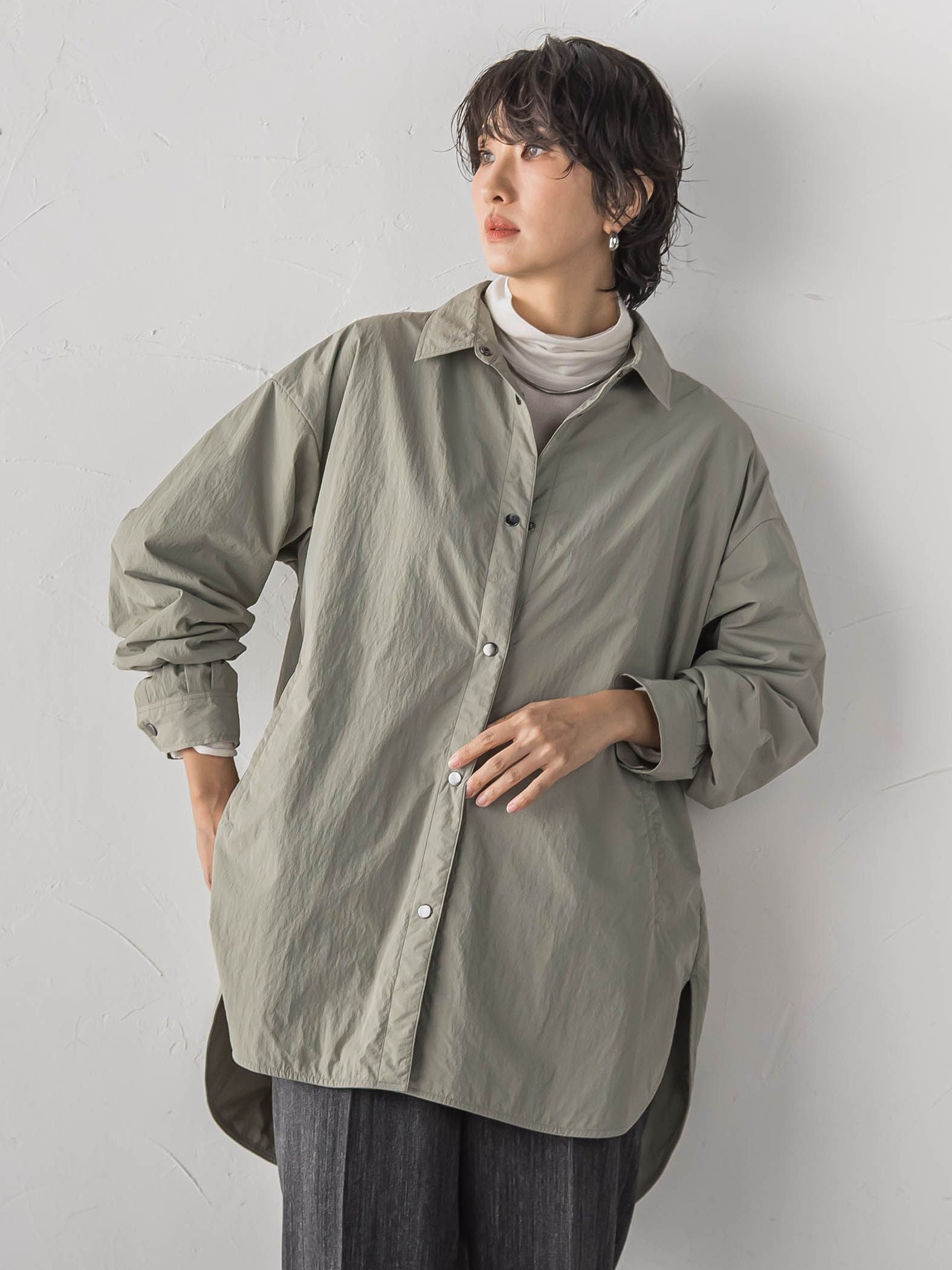 【大きいサイズ/受注会限定】カシミヤシルクシアージャージカットソー