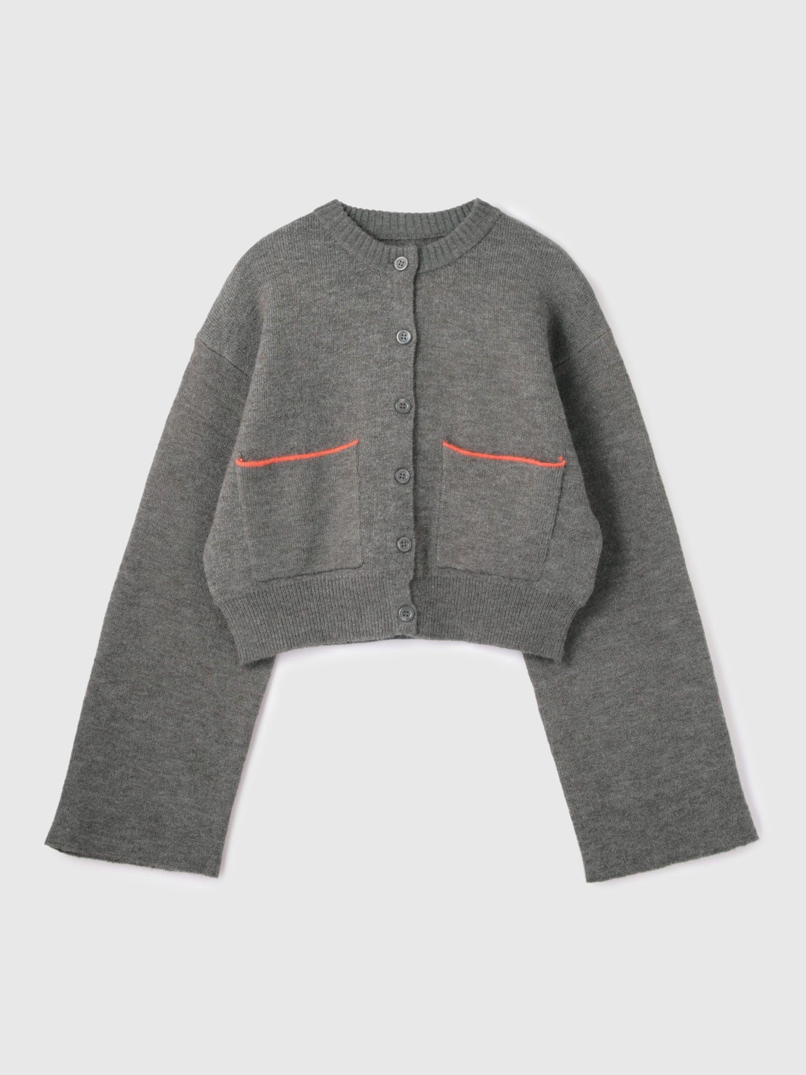 アルパカタッチダブルフェイスニットカーディガン≪手洗い可能≫