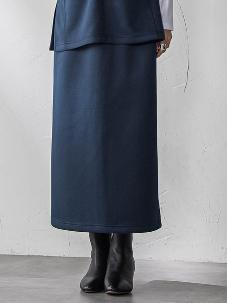 軽量ボンディング3ピーススカートセットアップ≪洗濯機で洗える≫