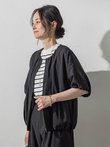 ナチュラルストレッチジャケット≪セット着用可≫