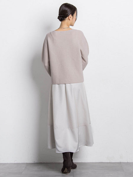 ホールガーメントガーターニット≪洗える≫