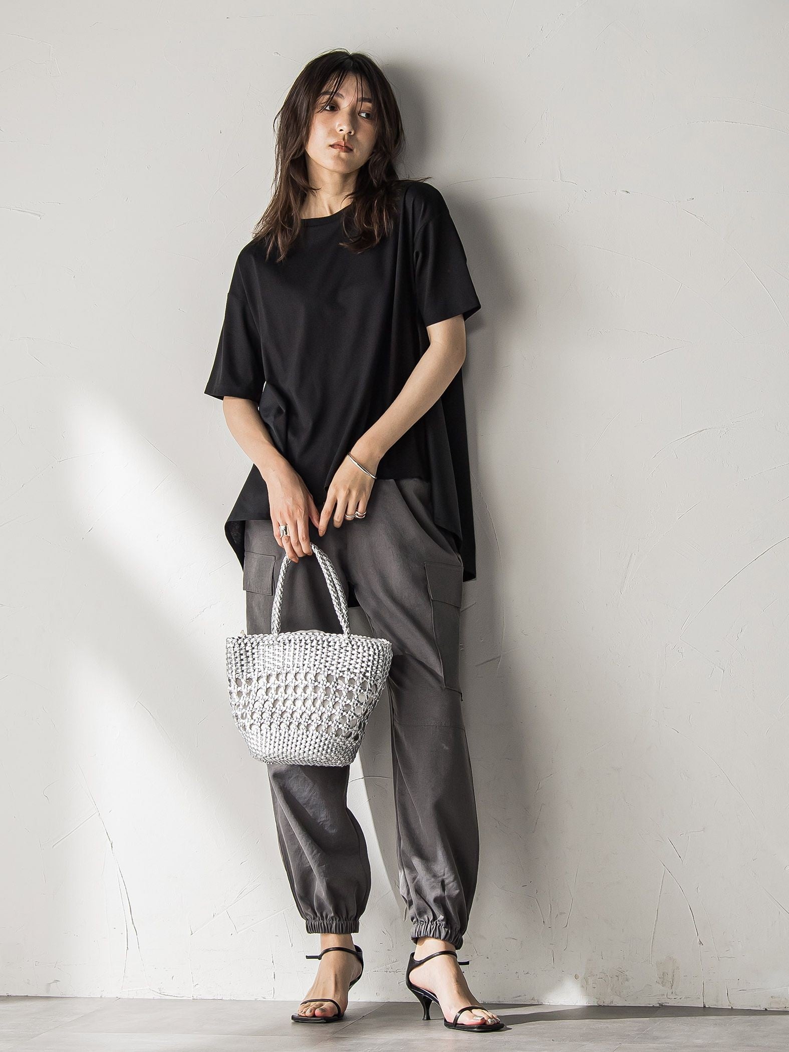 【WEB限定】パラシュートカーゴパンツ≪洗濯機で洗える≫
