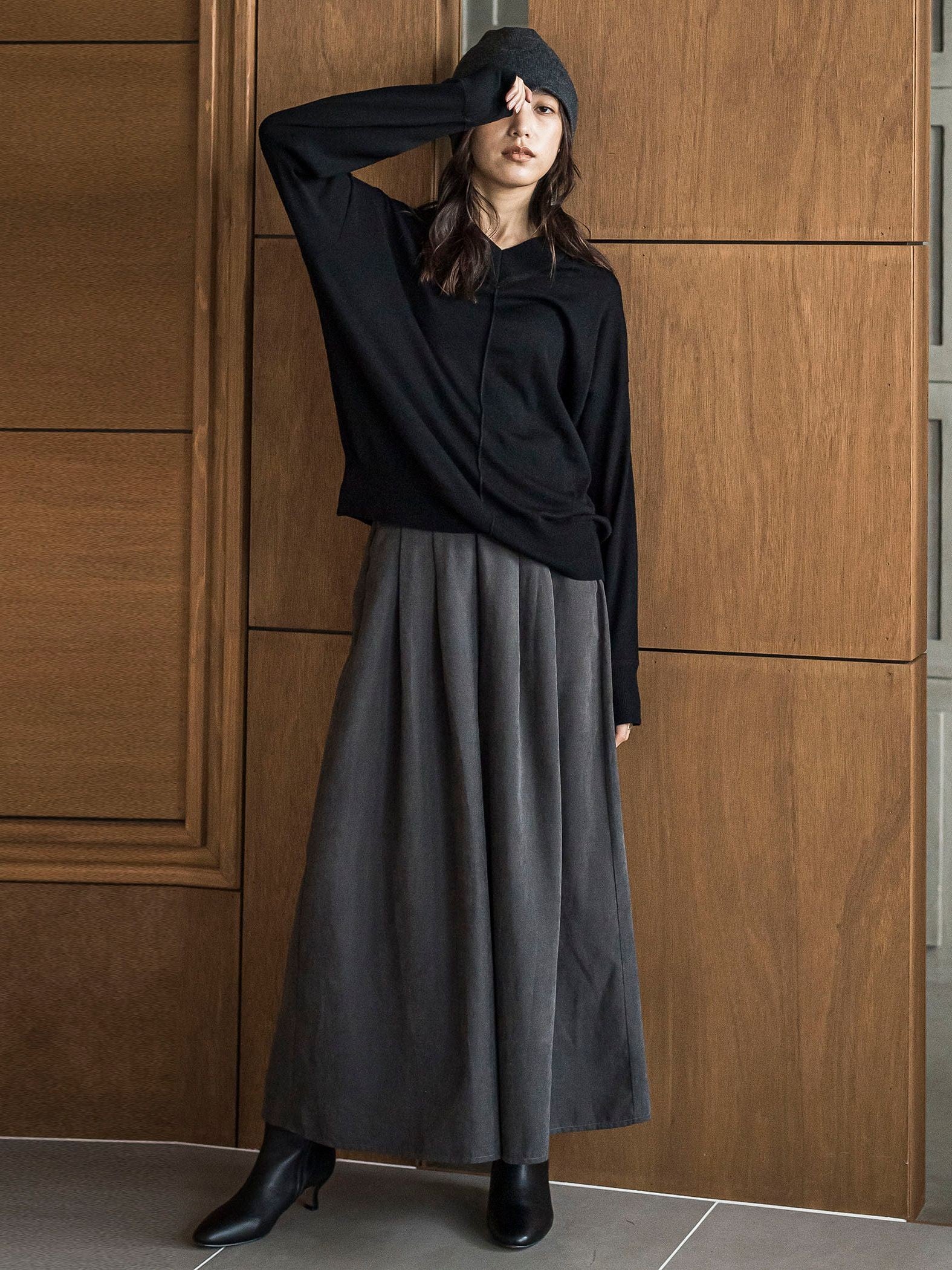 【ゆるっと上品】私に似合うキュロットパンツ≪手洗い可能≫