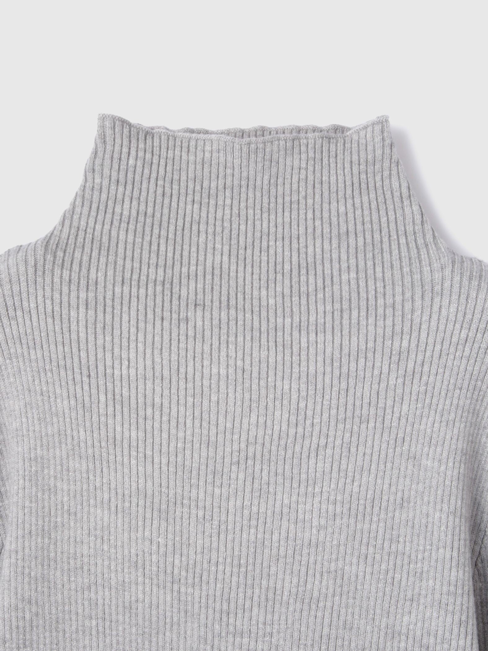 サムホールハイネックニットプルオーバー≪手洗い可能≫