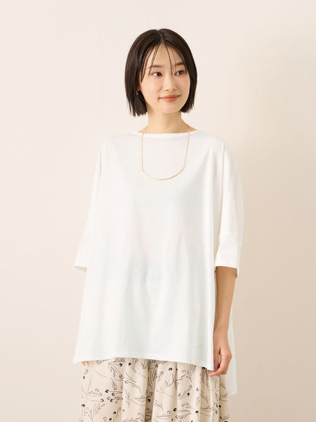 《予約》【機能するミニマル服】ポンチョTシャツ 《UVカット》