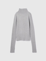 サムホールハイネックニットプルオーバー≪手洗い可能≫