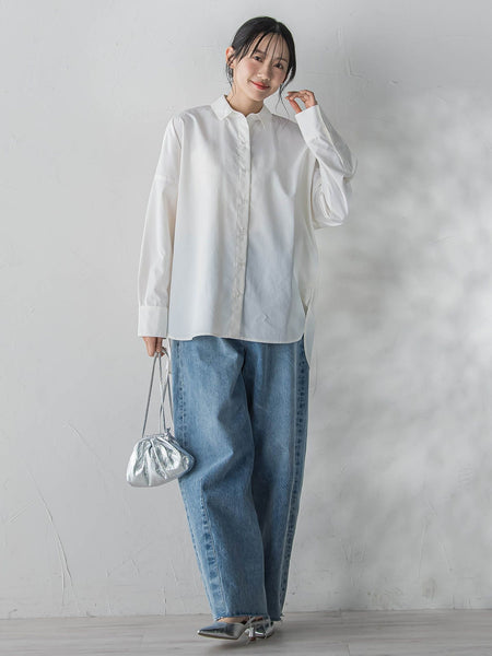 ヴィンテージブロードシャツ≪手洗い可能≫