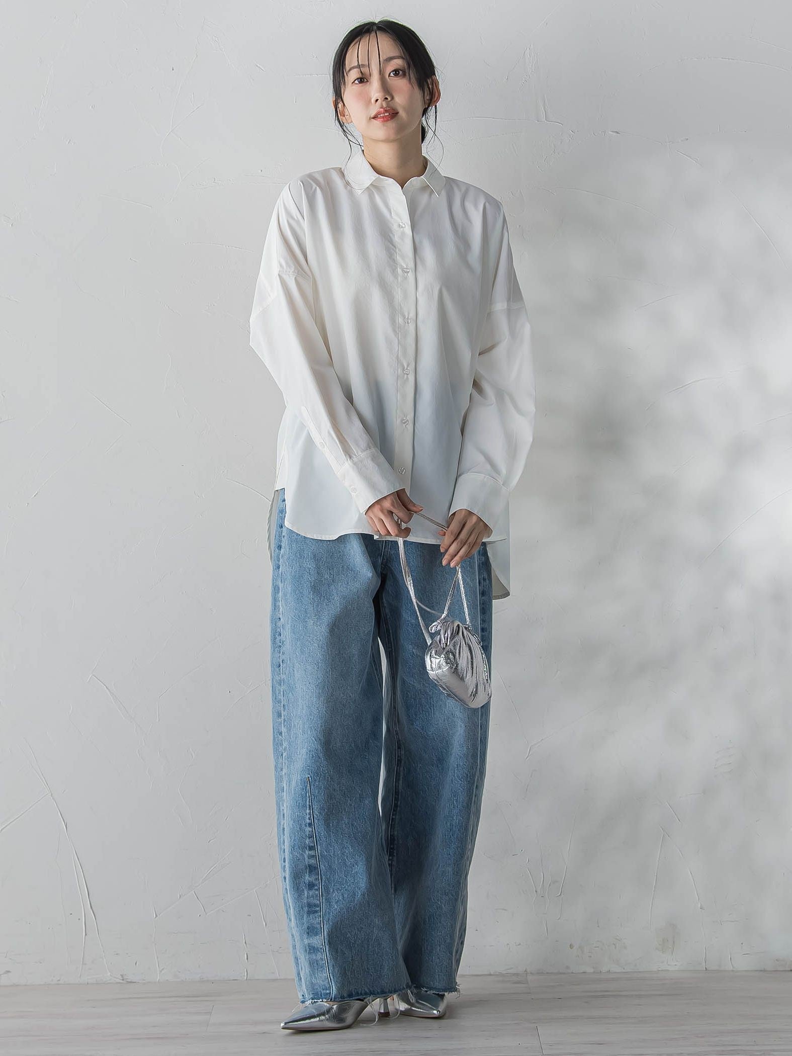 ヴィンテージブロードシャツ≪手洗い可能≫