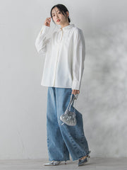 ヴィンテージブロードシャツ≪手洗い可能≫