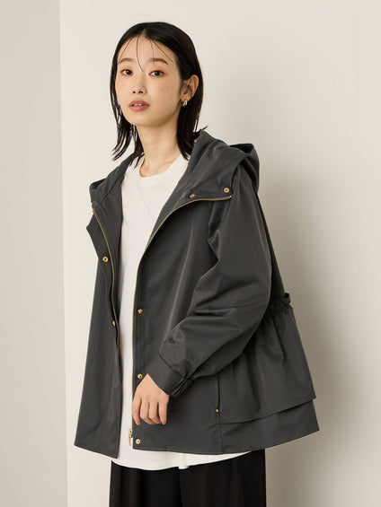 NANOTEXバックギャザーマウンテンパーカー