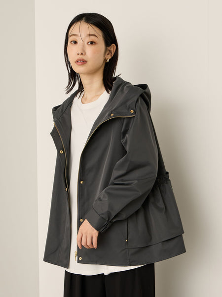 NANOTEXバックギャザーマウンテンパーカー