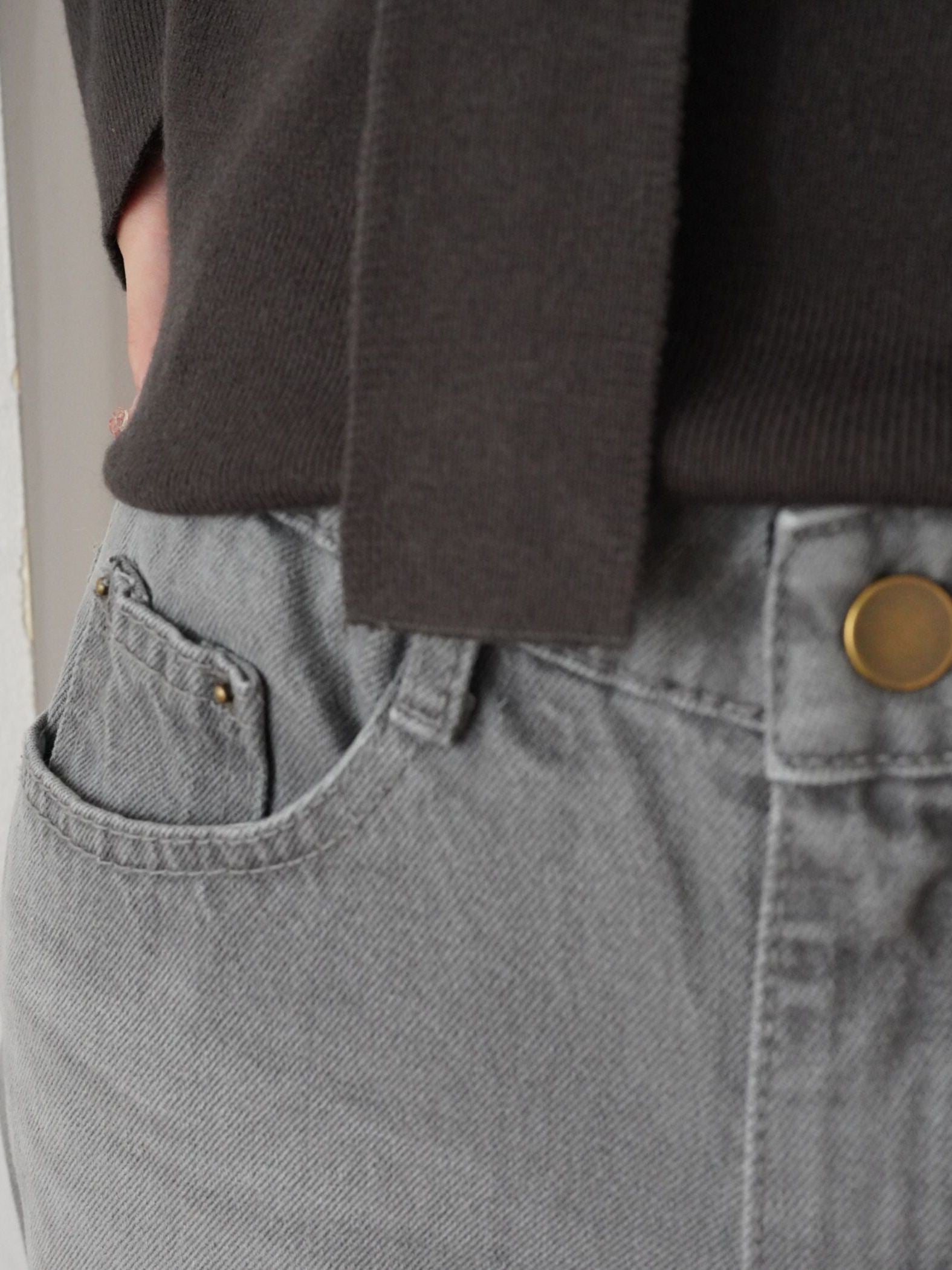 Barrel Curve Denim≪洗濯機で洗える≫