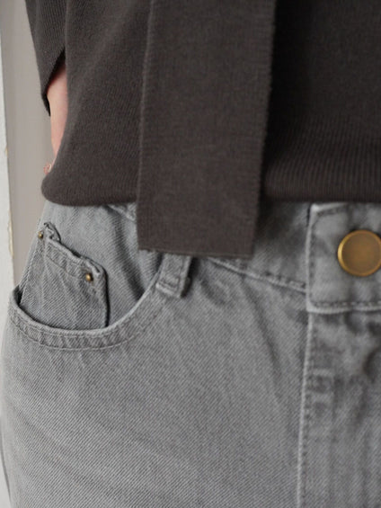 Barrel Curve Denim≪洗濯機で洗える≫