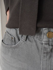 Barrel Curve Denim≪洗濯機で洗える≫