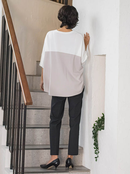 シェルタリングテーパードパンツ