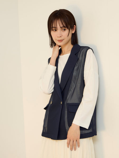 グリッティメッシュダブルベスト
