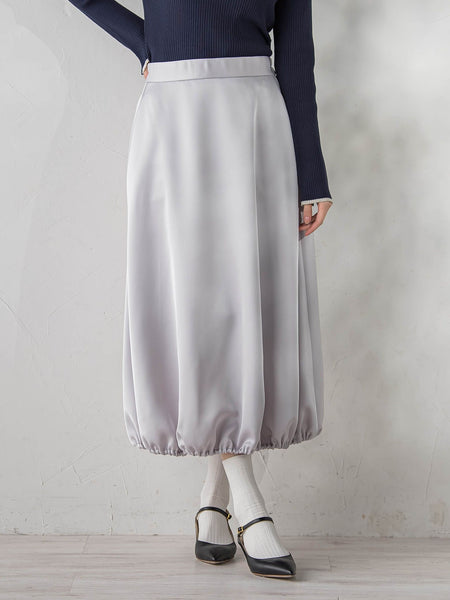 PLUM ROYAL SATINスカート≪手洗い可能≫