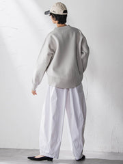 スポンディッシュVネックニットカーディガン≪洗濯機で洗える≫