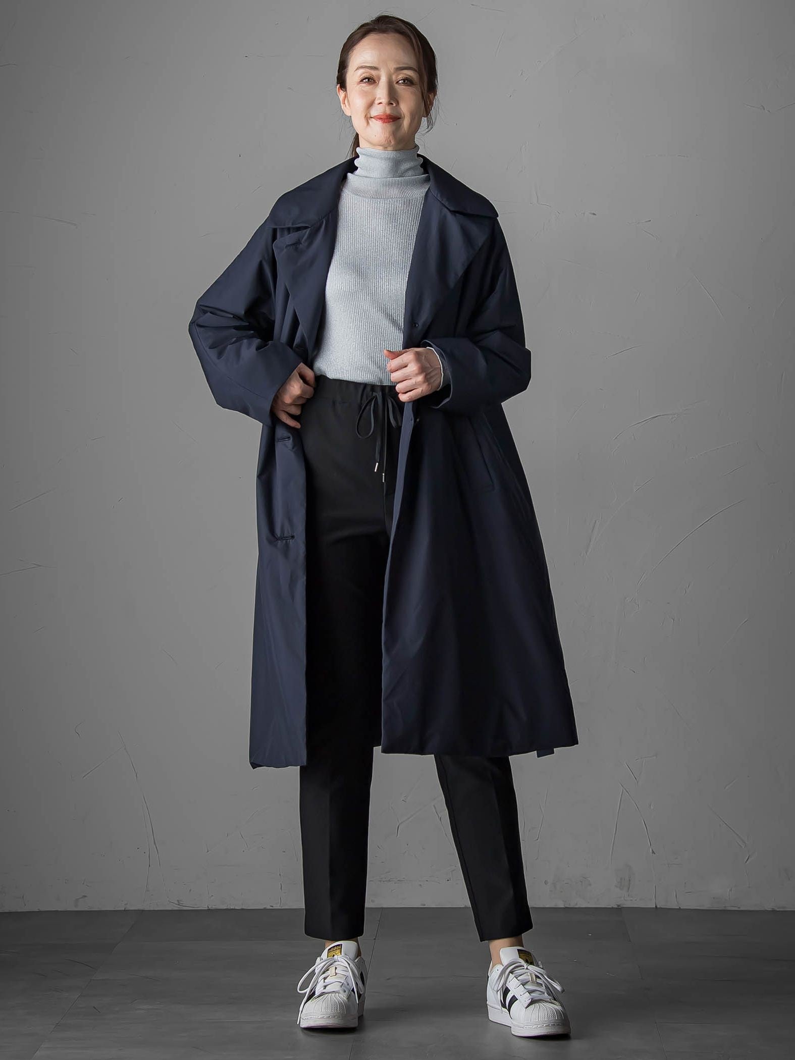 【大きいサイズ】<保温・蓄熱>空気をまとう”軽暖”コート