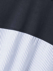 ポンチローマ異素材バックテールカットソー