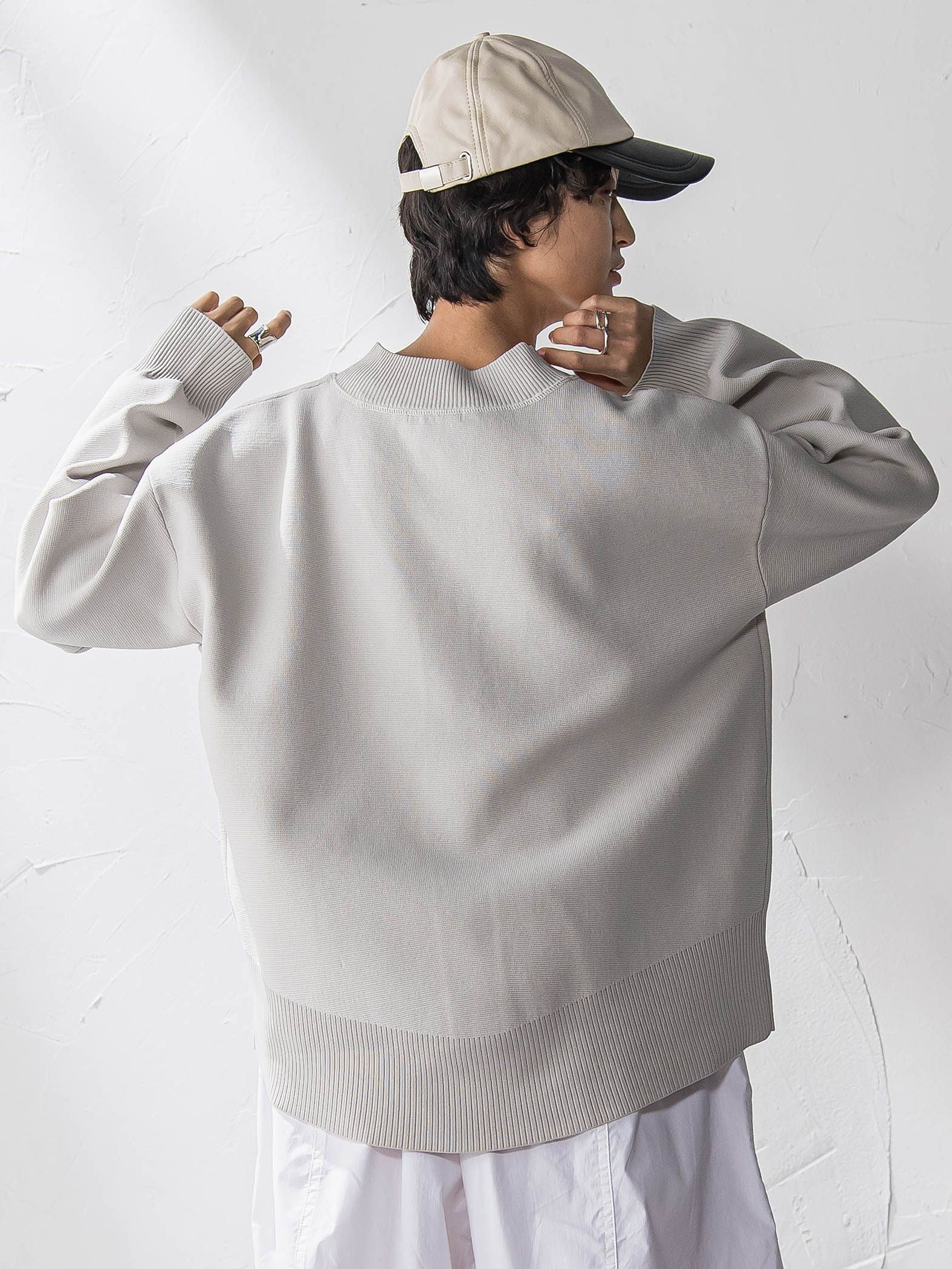 スポンディッシュVネックニットカーディガン≪洗濯機で洗える≫