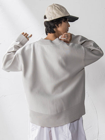 スポンディッシュVネックニットカーディガン≪洗濯機で洗える≫