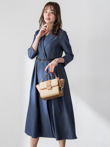 オーロララメデニムワンピース