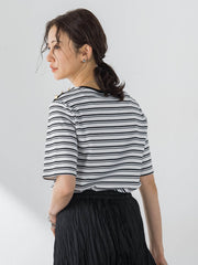 ショルダーボタンカットソー