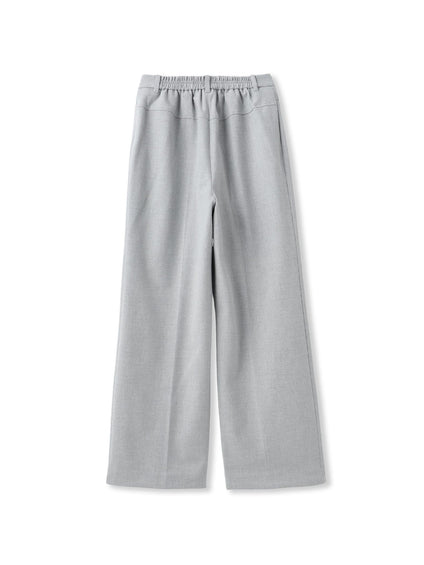 両面起毛ワイドパンツ≪ストレッチ≫