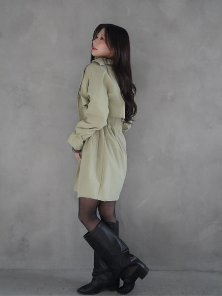 Middle Trench Coat