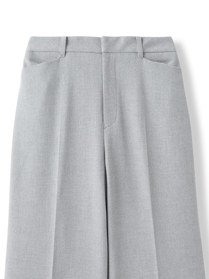 両面起毛ワイドパンツ≪ストレッチ≫