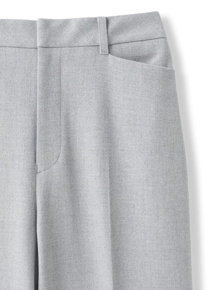 両面起毛ワイドパンツ≪ストレッチ≫